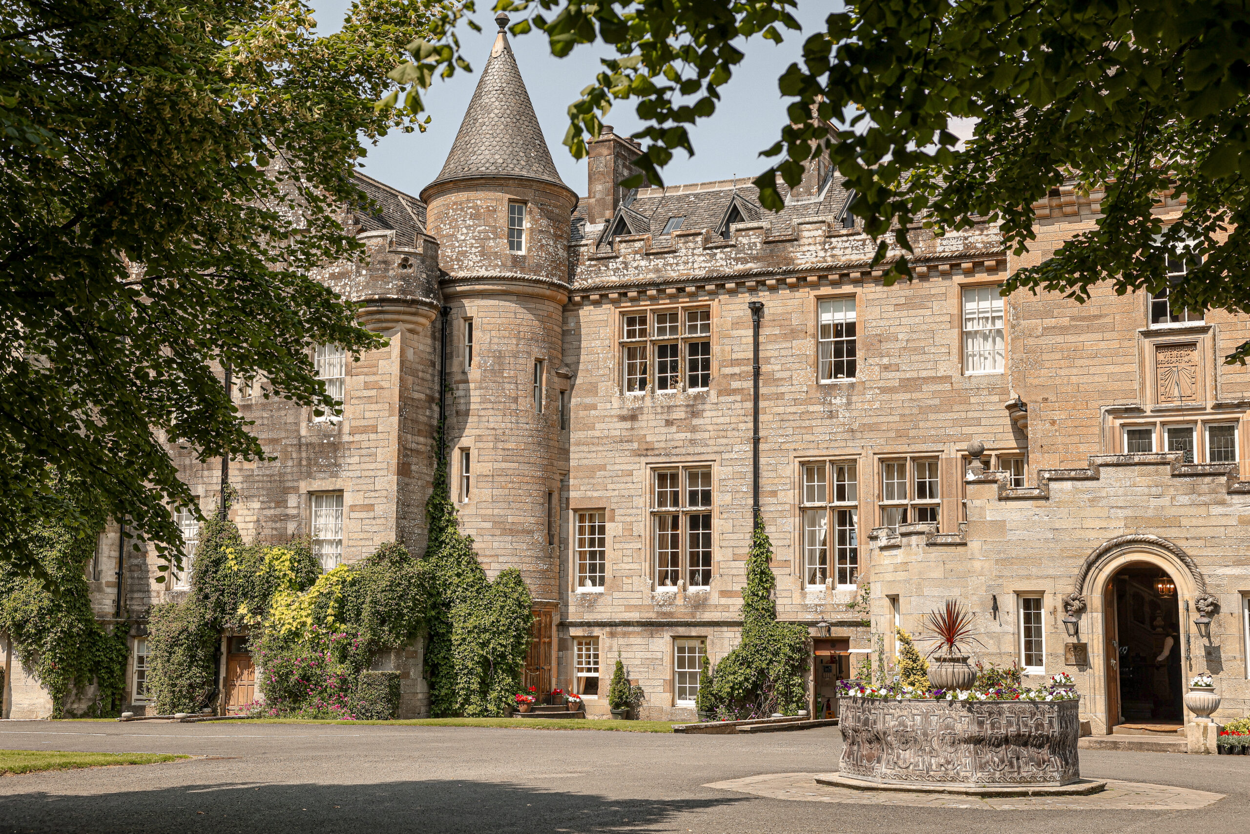 Glenapp Castle in Ayrshire, luxury castle hotel in Scotland